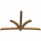 Ekena Millwork Davenport Timber Gable Bracket, Western Red Cedar, 108"W x 68"H x 3 1/2"D x 5 1/2"F, 15/12 Pitch GBW108X68X0406DAV00SWR - alternate 5